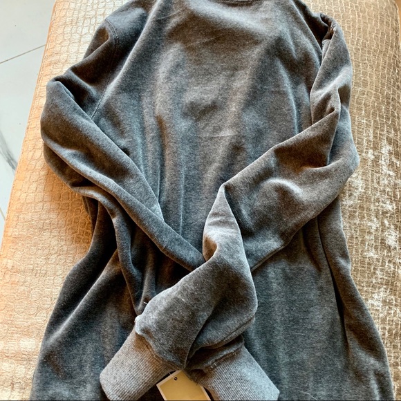 Michael Kors Velvet LOGO Bomber Jacket - Picture 3 of 5